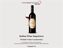 Tablet Screenshot of italianwineimporters.com.au